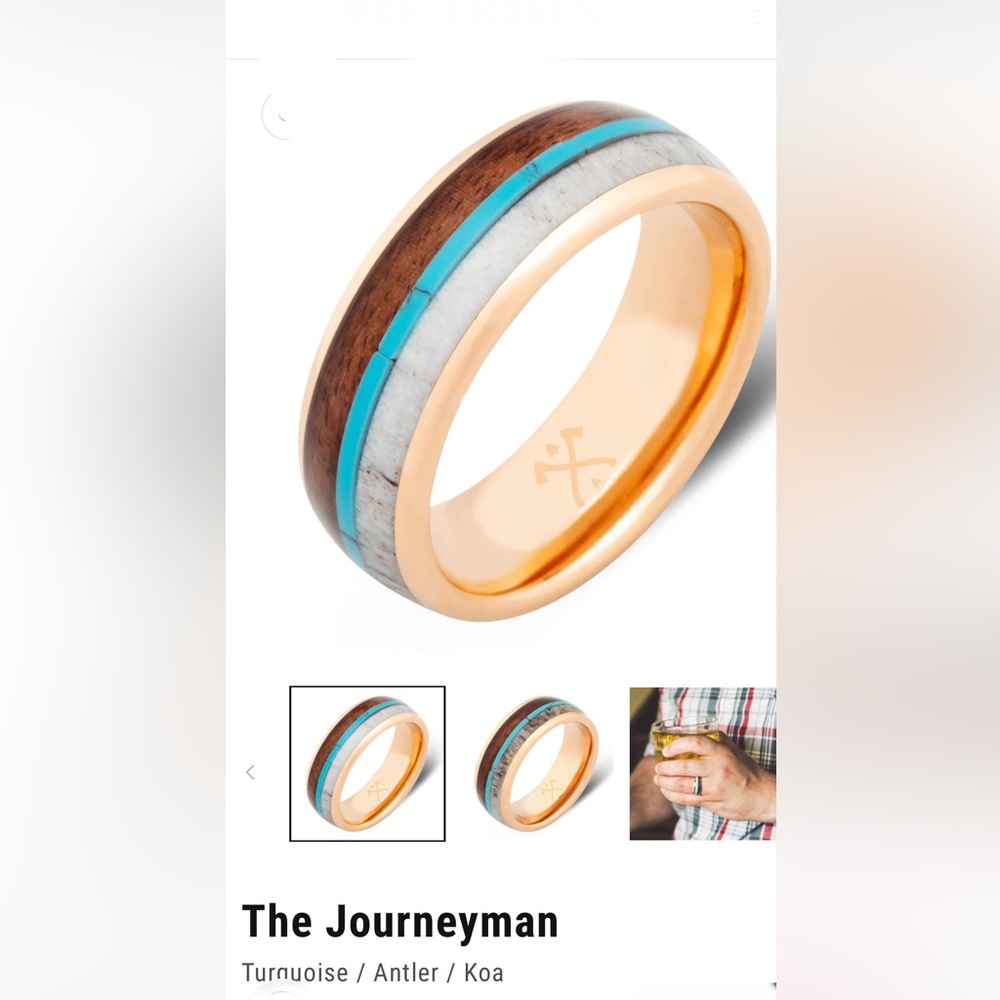 Size 9 ring band. Wedding ring or just for looks.